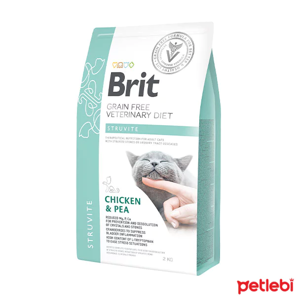 Brit Veterinary Diet Struvite İdrar Yolu Sağlığı Destekleyici Tahılsız Kedi Maması 2kg