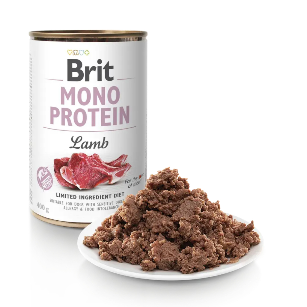 Brit Care Mono Protein Kuzu Etli Yetişkin Köpek Konservesi 400gr