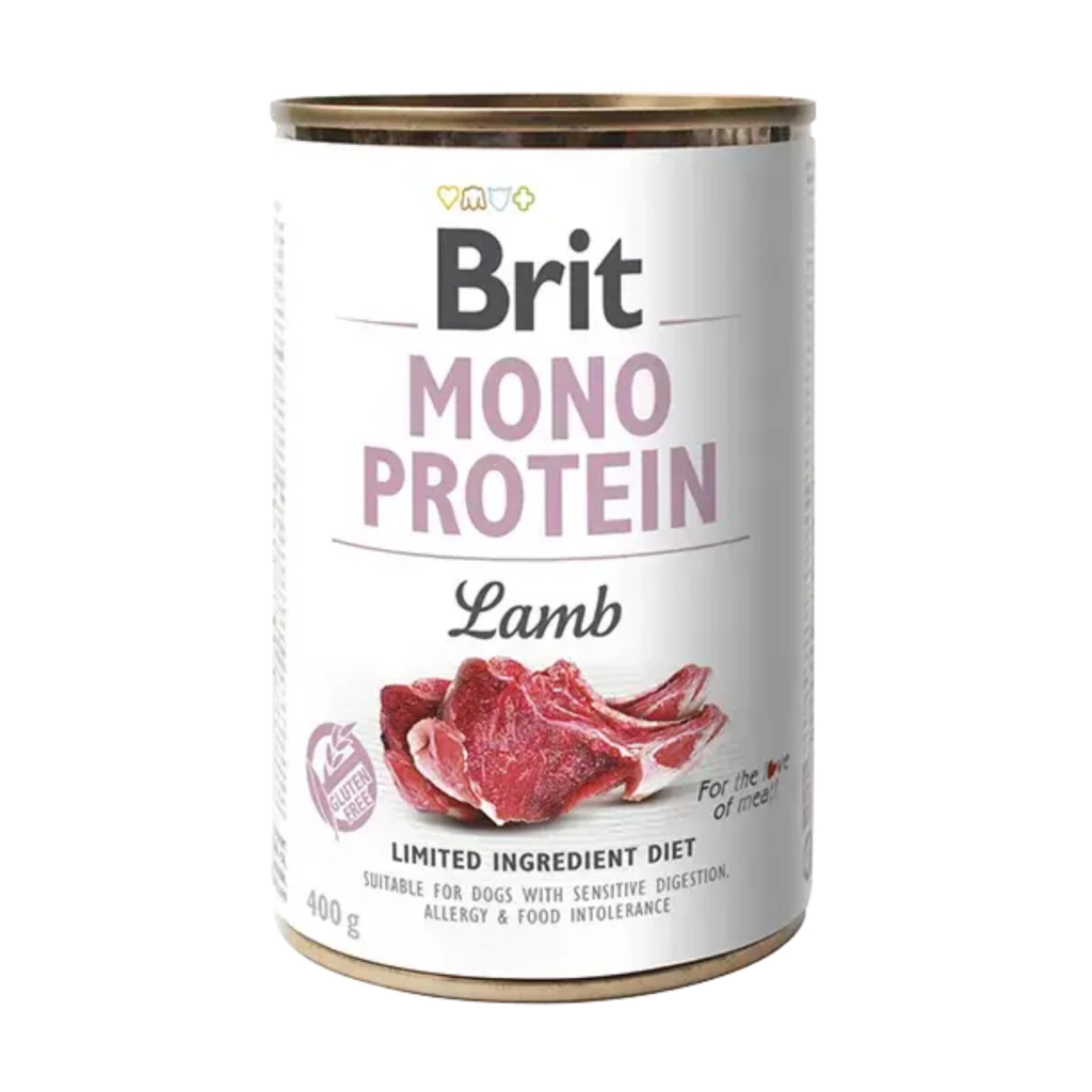 Brit Care Mono Protein Kuzu Etli Yetişkin Köpek Konservesi 400gr