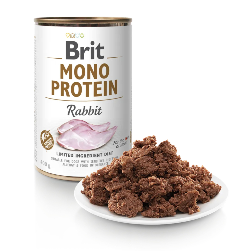 Brit Care Mono Protein Tavşan Etli Yetişkin Köpek Konservesi 400gr