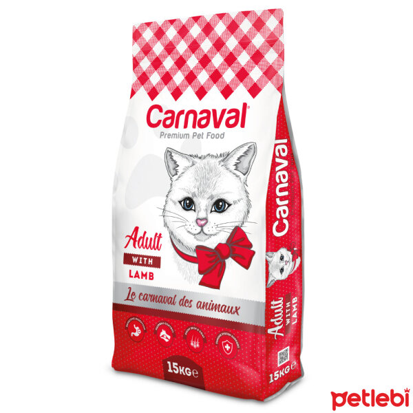 Carnaval Kuzu Etli Yetişkin Kedi Maması 15kg