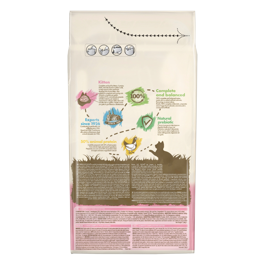 Cat Chow Kitten Tavuklu Yavru Kedi Maması 1,5kg