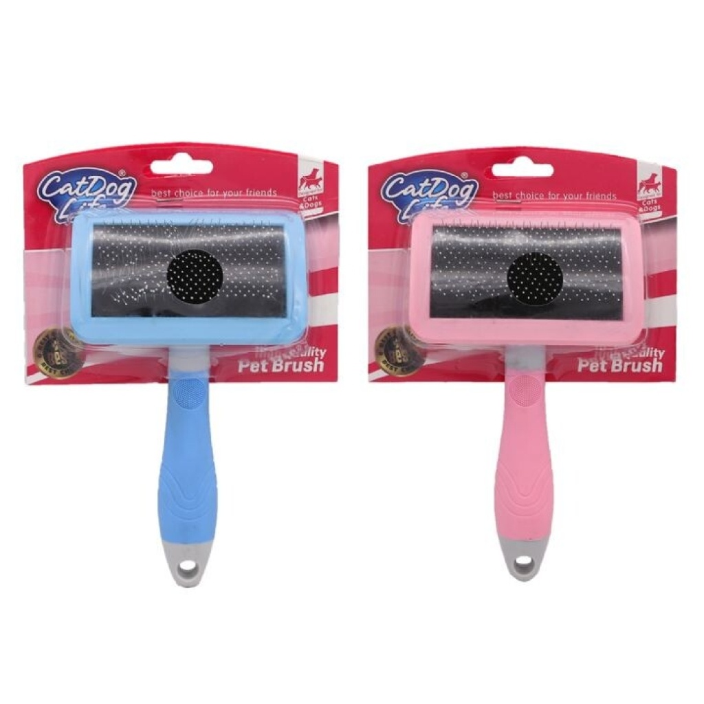 CatDoglife Kedi Ve Köpekler İçin İnce Telli Fırça 18x10cm (L)