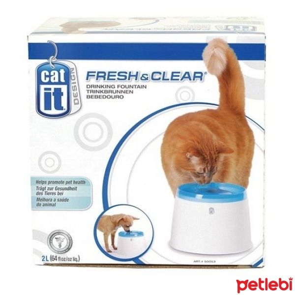 Catit Fresh&Clear Kedi ve Küçük Irk Köpekler için Otomatik Su Kabı 2000ml
