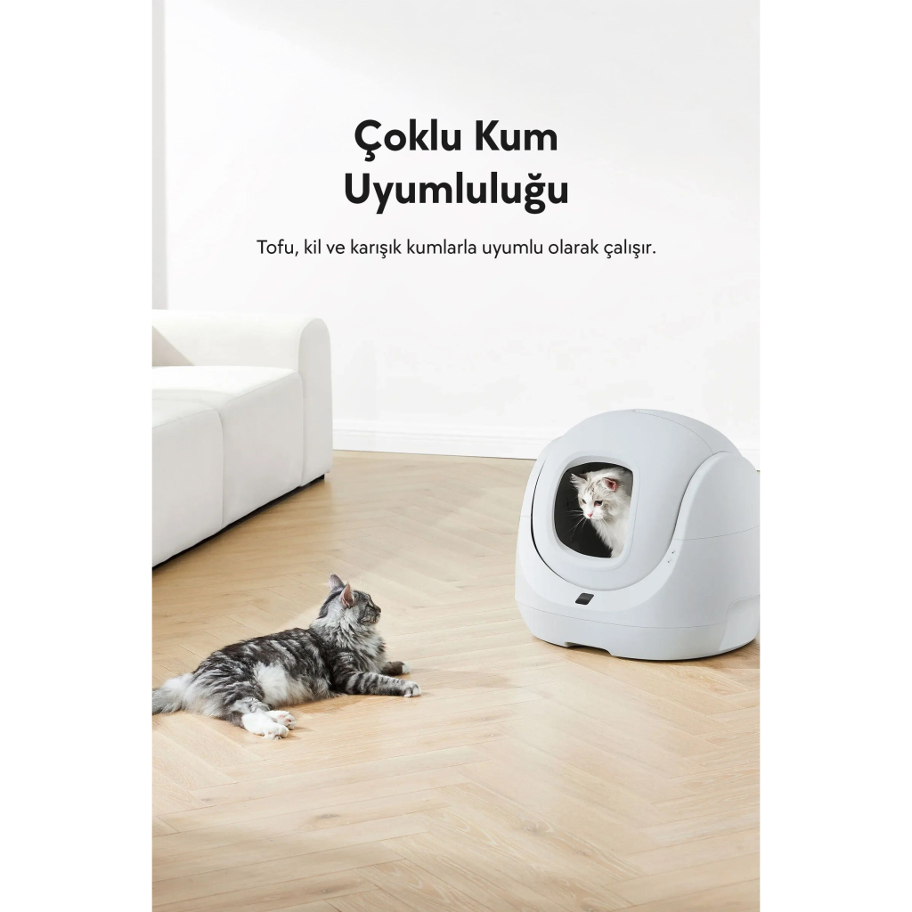 CATLINK Scooper Se Lite Otomatik Kedi Tuvaleti 65lt