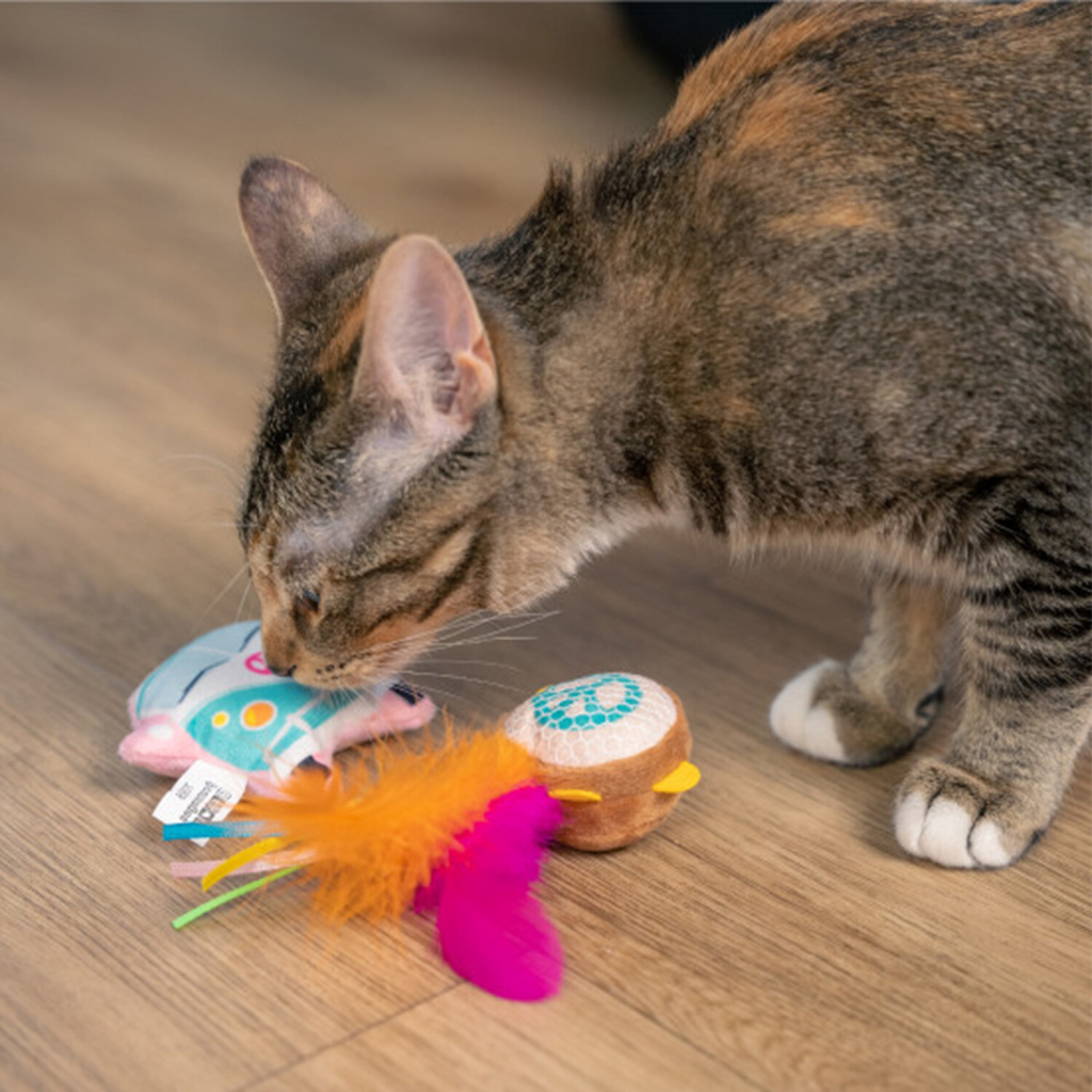 CATSTAGES Festival Catnipli Peluş Kedi Oyuncağı Seti (3'lü)