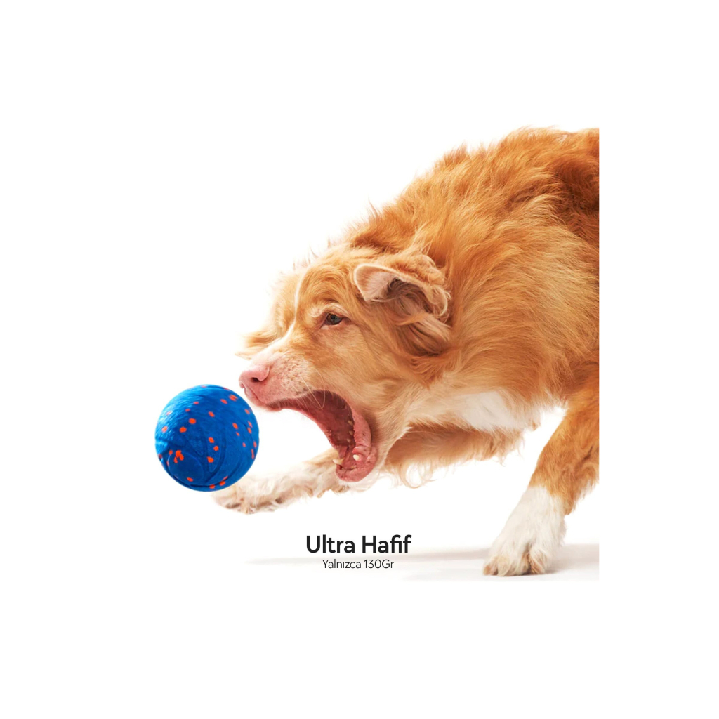 Cheerble İnteraktif Top Köpek Oyuncağı 7cm (Mavi)