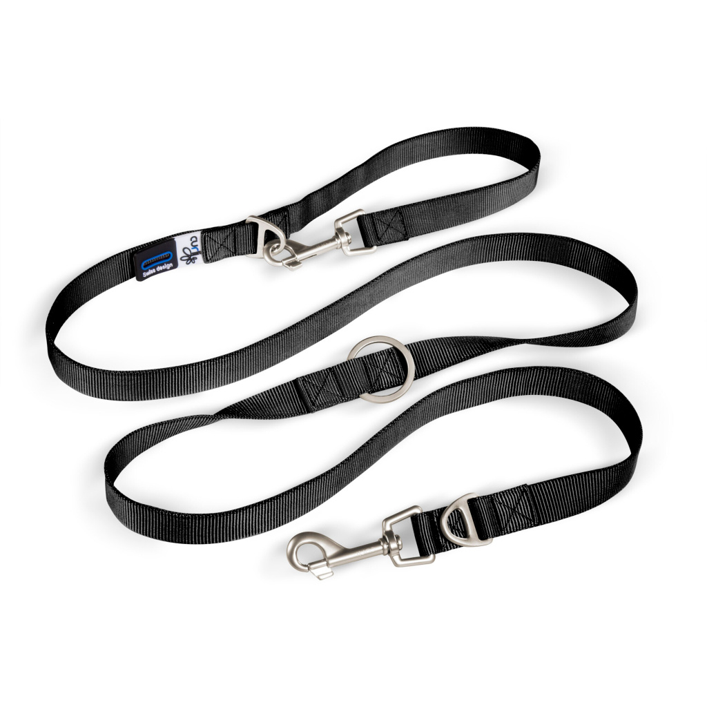Curli Adjustable Köpek Gezdirme Kayışı 2m (Siyah) [M]