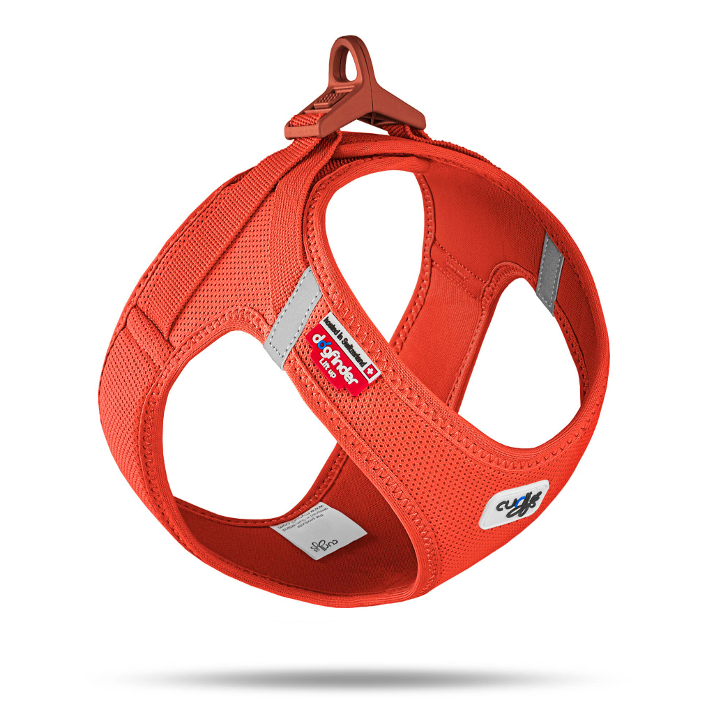 Curli Vest Harness Köpek Göğüs Tasması 33,9x38,2cm (Turuncu) [XS]