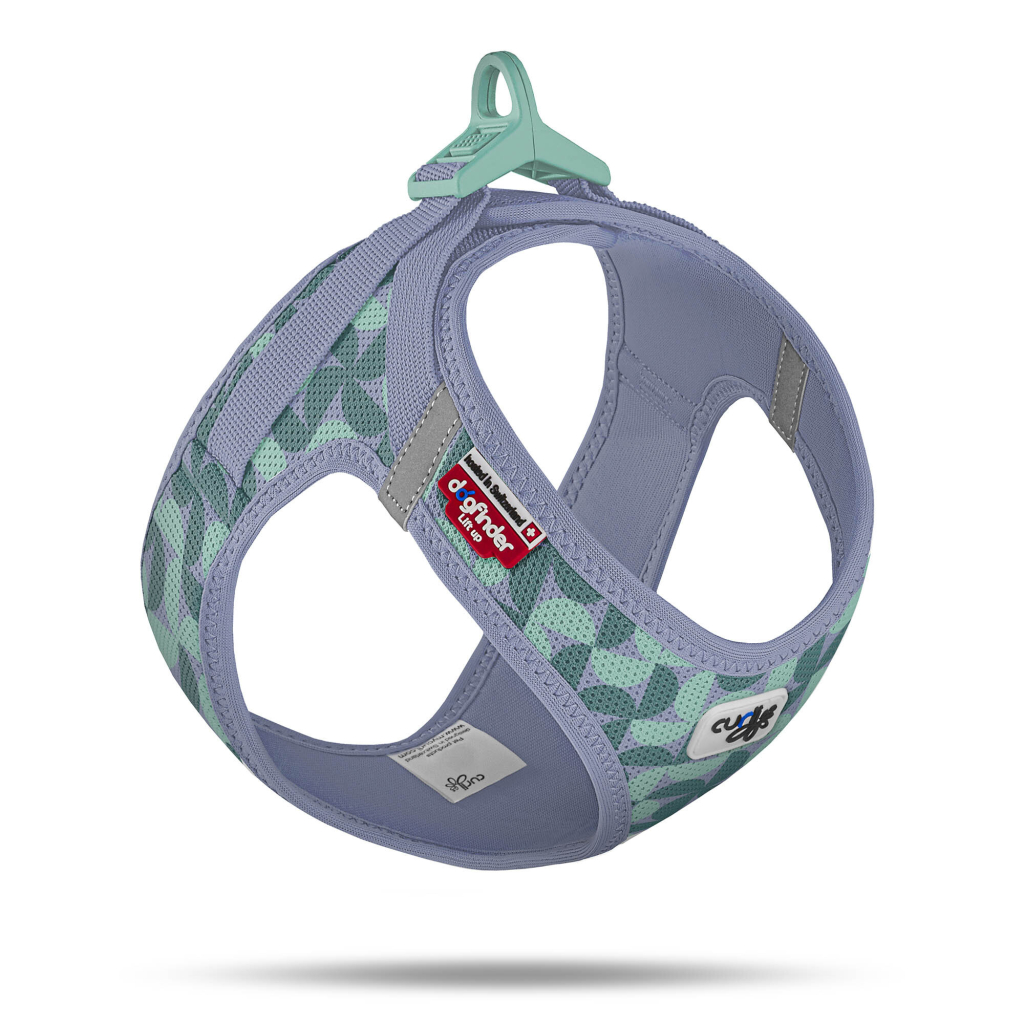 Curli Vest Harness Köpek Göğüs Tasması 55,5–62,7cm (Mavi) (XL)