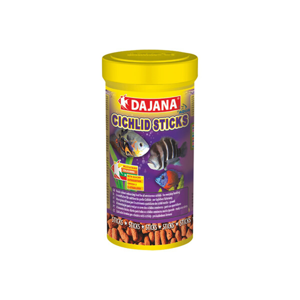 DAJANA Aqua Cichlid Sticks Çubuk Akvaryum Balık Yemi 250ml 80gr