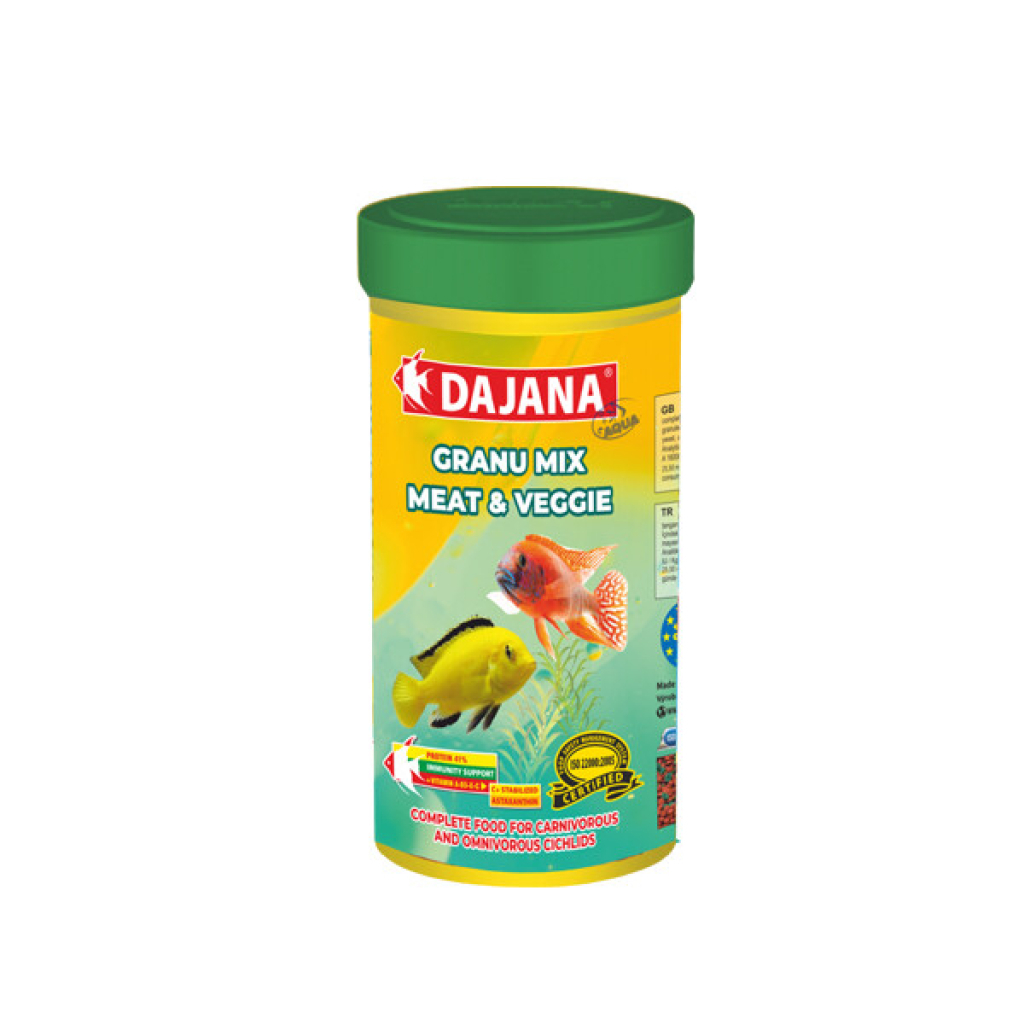 DAJANA Granu Mix Akvaryum Granül Balık Yemi 100ml 50gr