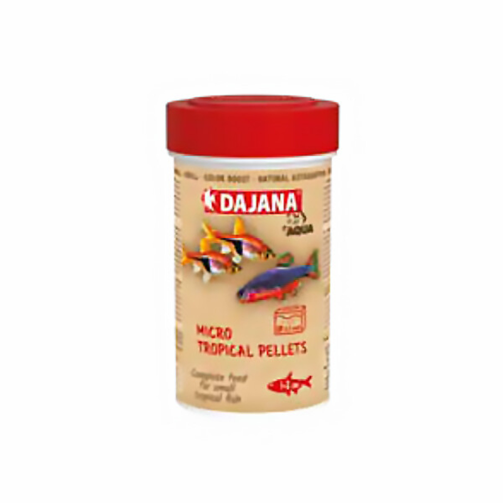DAJANA Aqua Micro Tropical Pellets Akvaryum Balık yemi 100ml 55gr