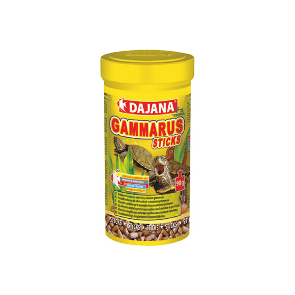 DAJANA Terra Gammarus Sticks Kaplumbağa Yemi 1000ml 375gr