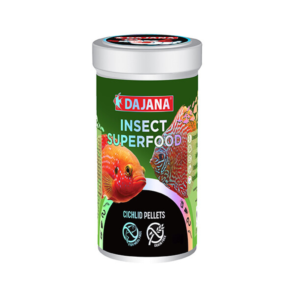 DAJANA Insect Superfood Cichlid Pellets Akvaryum Balık Yemi 250ml 120gr