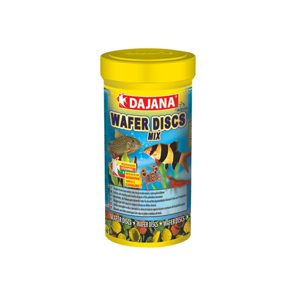 DAJANA Wafer Discs Mix Akvaryum Balık Yemi 250ml 100gr