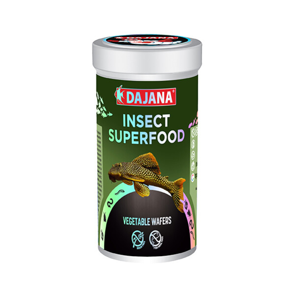 DAJANA Insect Superfood Vegetable Wafers Pul Akvaryum Balık Yemi 250ml 100gr