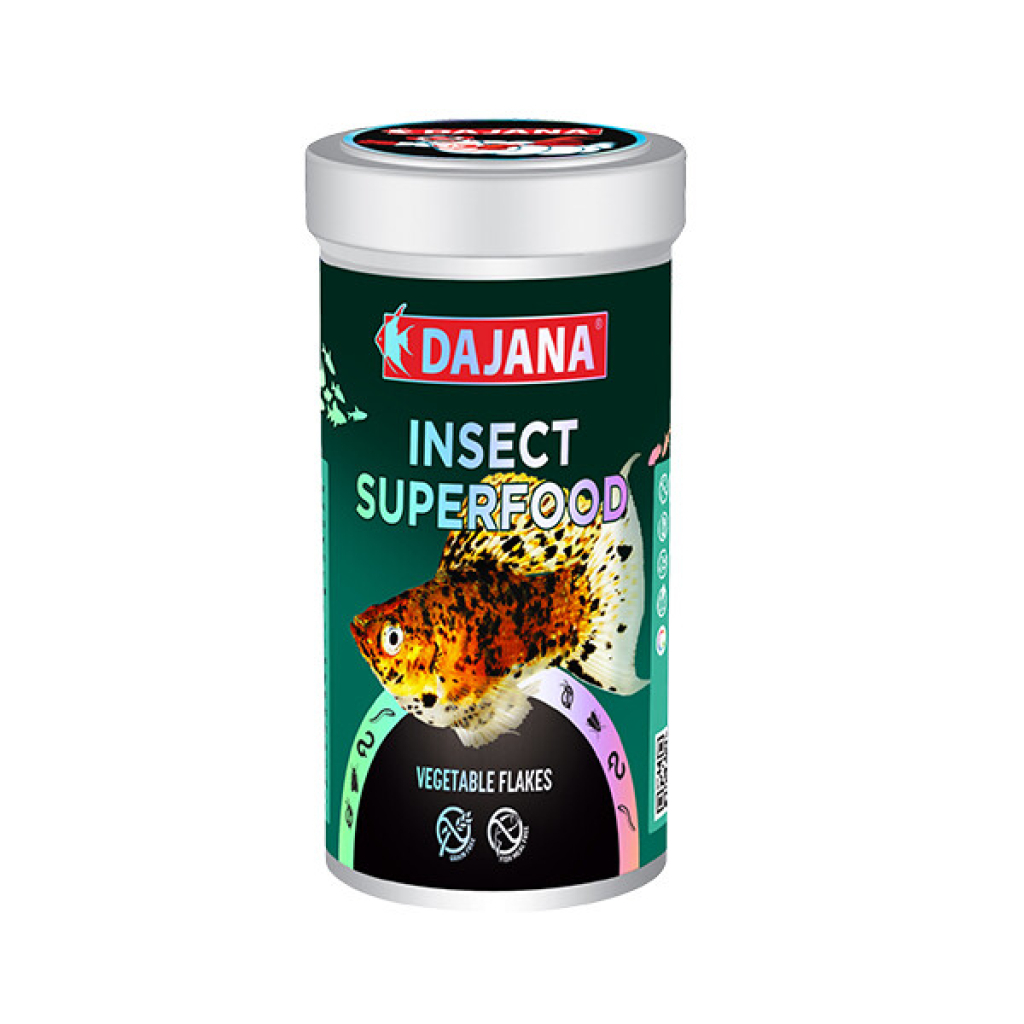 DAJANA Insect Superfood Vegetable Flakes Pul Akvaryum 250ml 45gr