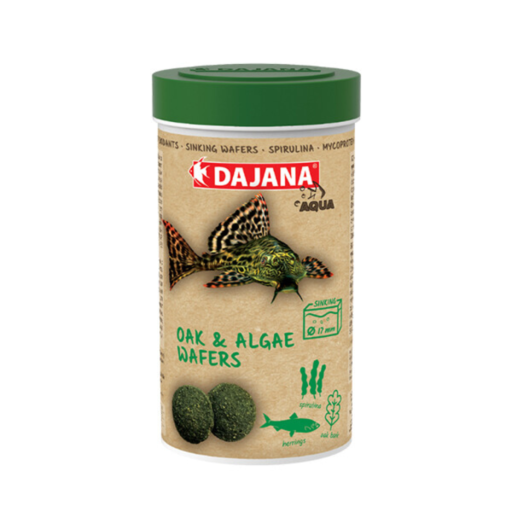 DAJANA Aqua Oak And Algae Wafers Pul Akvaryum Balık Yemi 250ml 120gr