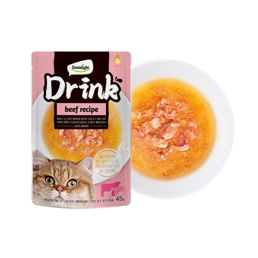 Dentalight Drink Sığır Etli Kedi Çorbası 45gr