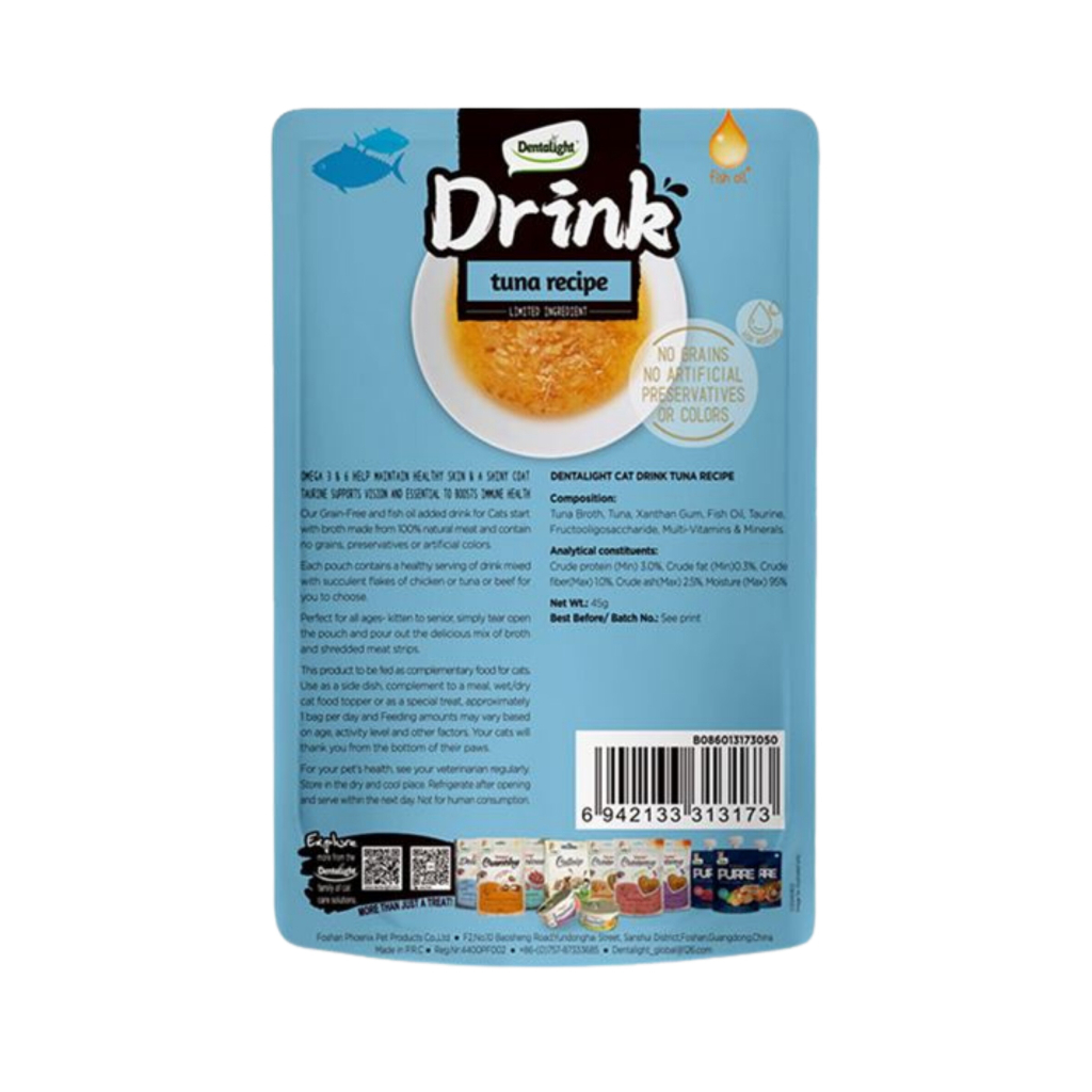 Dentalight Drink Ton Balıklı Kedi Çorbası 45gr