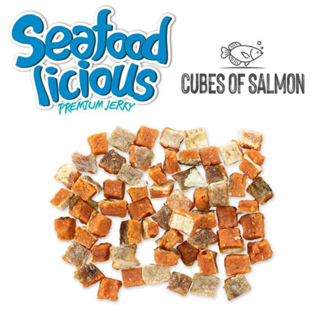 Dentalight Seafood Licious Kurutulmuş Somonlu Küp Köpek Ödül Maması 70gr