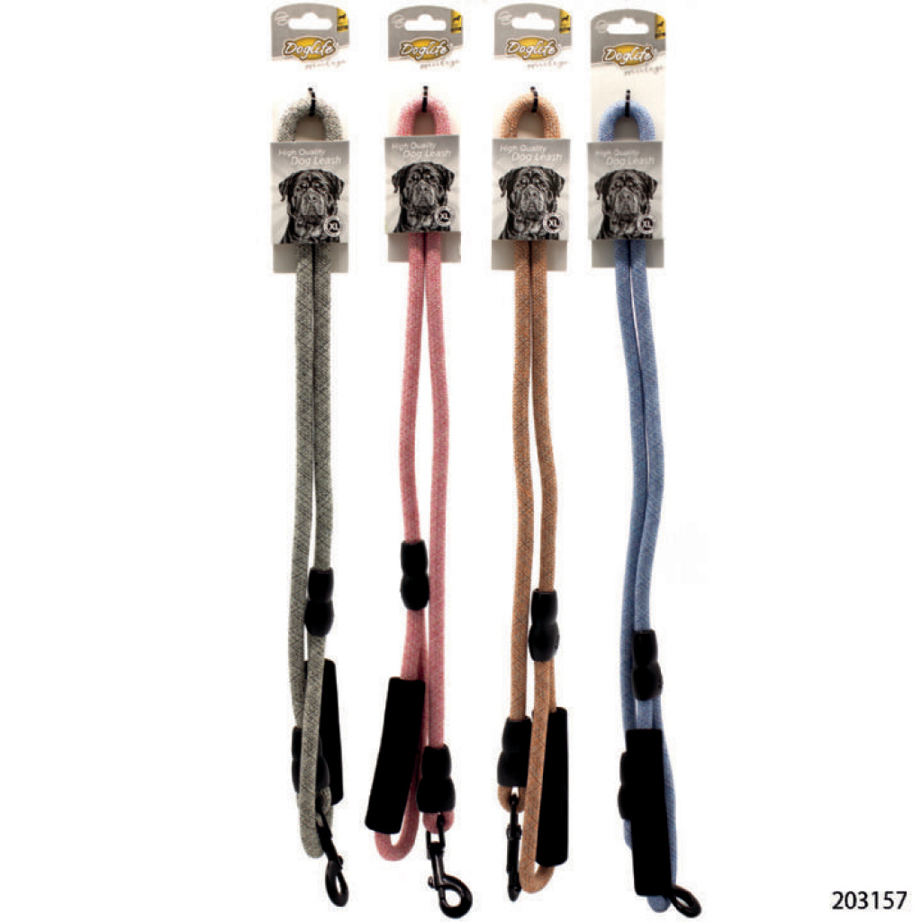 Doglife Soft Tutmalı Fitil Köpek Gezdirme Kayışı 120x0,12cm