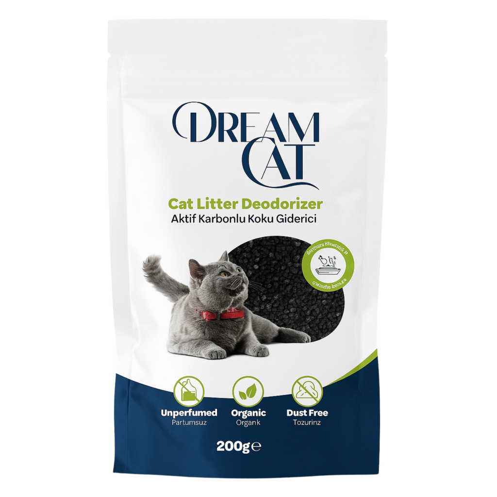 Dream Cat Aktif Karbonlu Kedi Kumu Koku Giderici 200gr