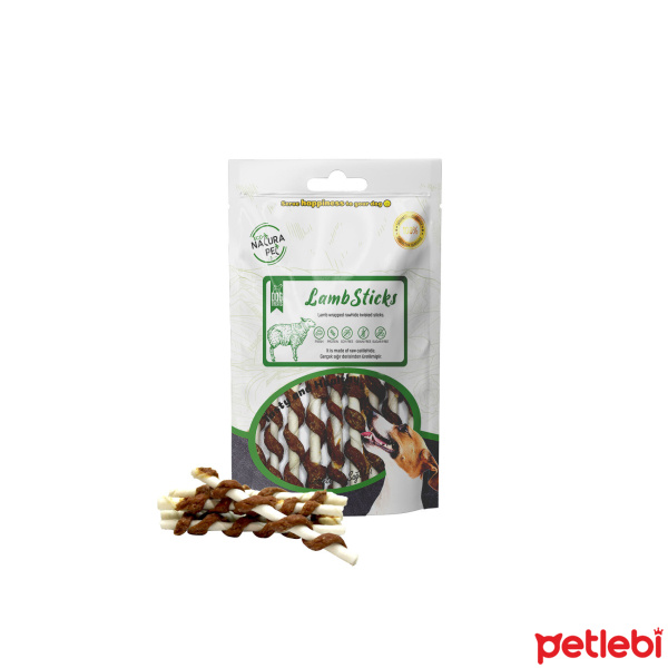 Eco Natura Biftek Sargılı Kuzu Etli Tahılsız Köpek Ödül Çubuğu 100gr