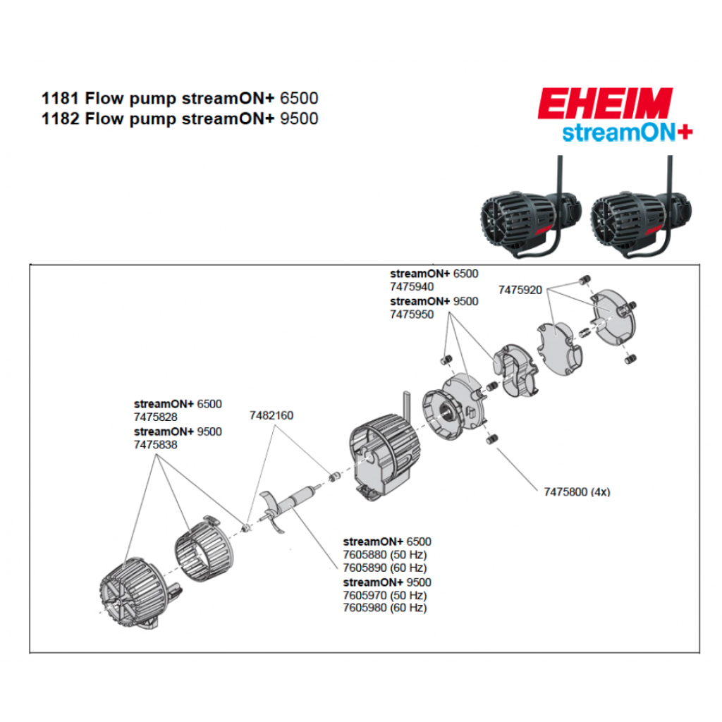 EHEIM Stream On +6500 Akvaryum Dalga Motoru