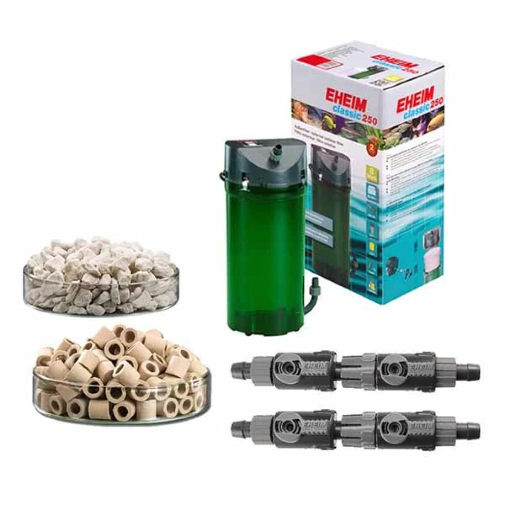 EHEIM Classic 250 Dolu ve Musluklu Akvaryum Dış Filtre 440L/S