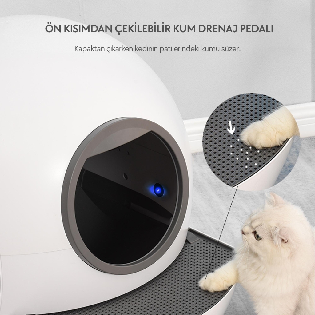 ELS Pet Smart Pro Otomatik Akıllı Kedi Tuvaleti