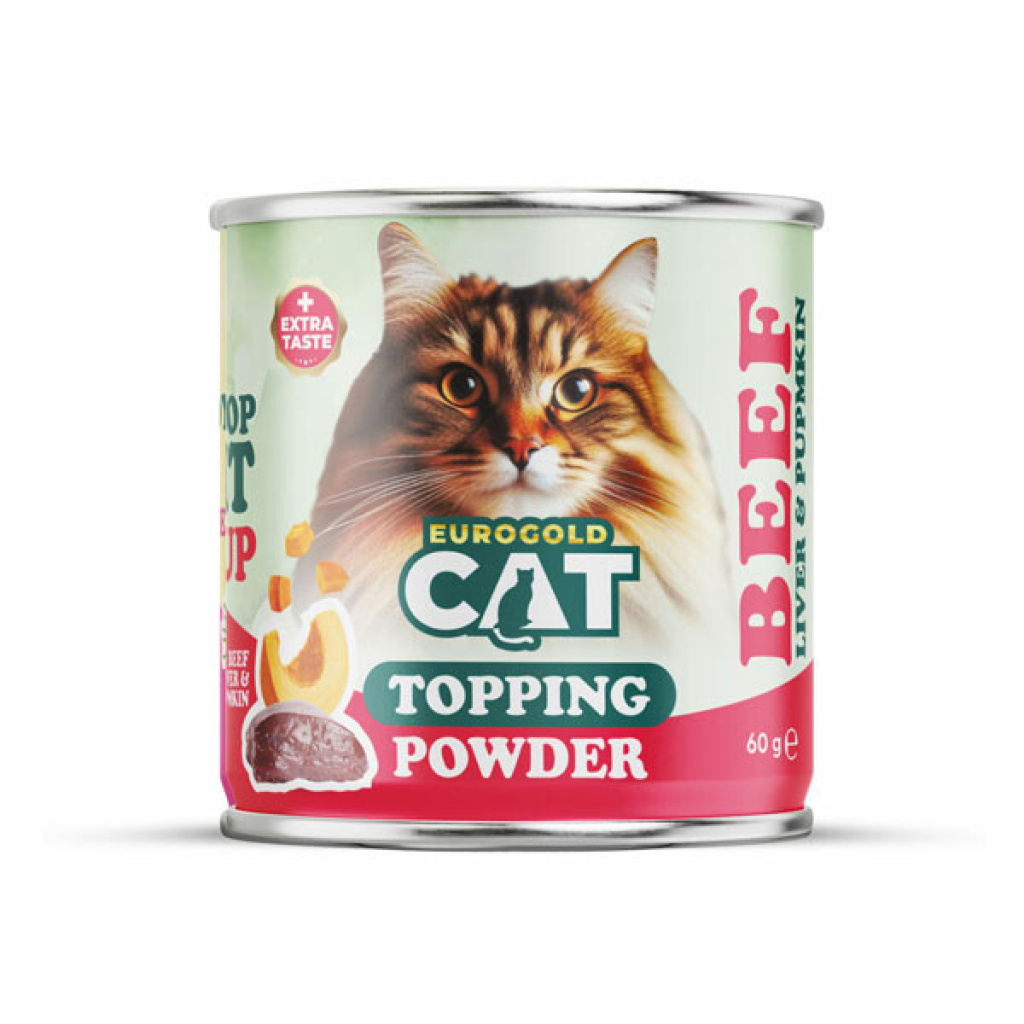 EuroGold Topping Dana Ciğerli ve Bal Kabaklı Mama Tozu 60gr