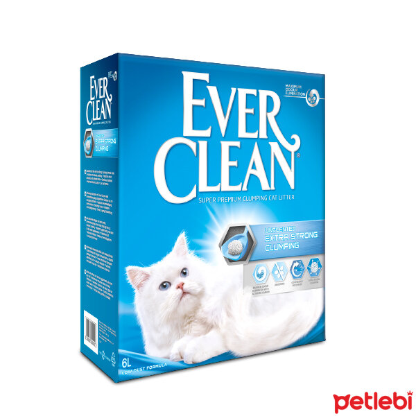 Ever Clean Extra Strength Ekstra Güçlü Kokusuz Topaklanan Kedi Kumu 6lt
