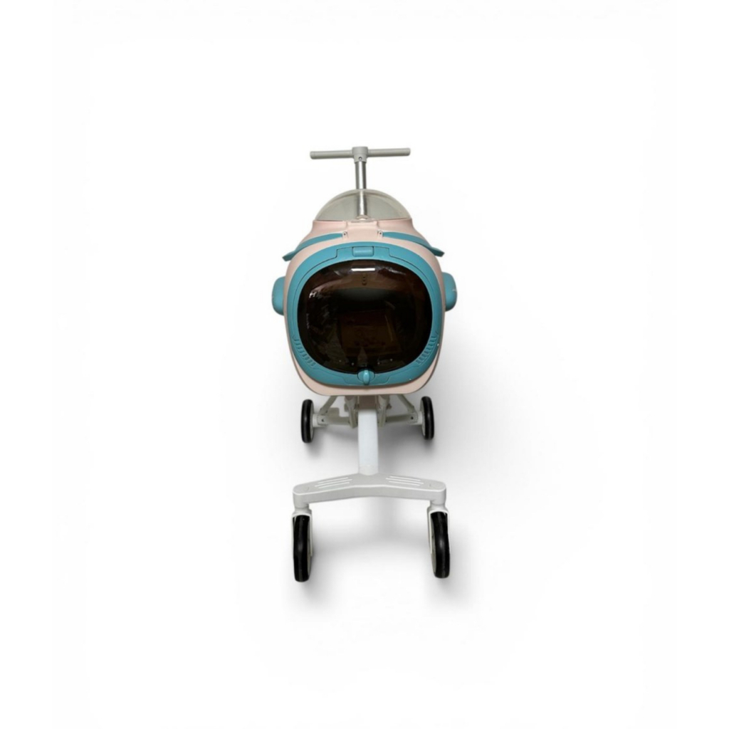 Ewox Astronot Fanlı Kedi ve Küçük Orta Irk Köpek Taşıma Arabası 851x460x925cm (Pembe)