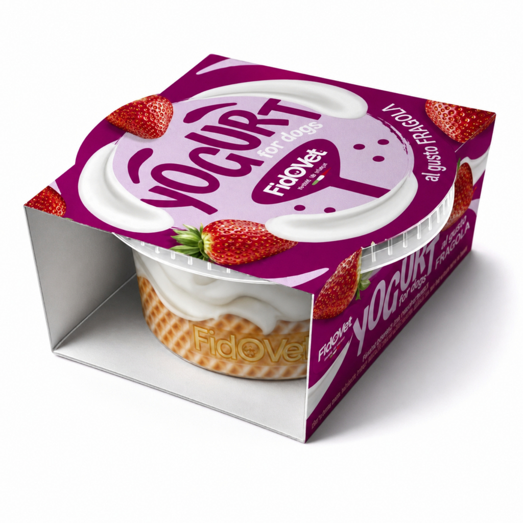 Fidovet Yogurt Çilek Aromalı Yoğurt Köpek Ödül Maması 25gr