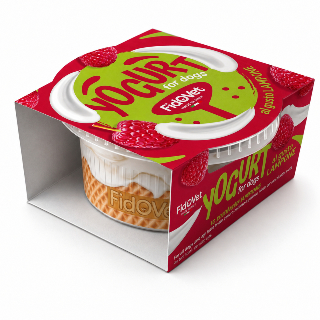 Fidovet Yogurt Ahududu Aromalı Yoğurt Köpek Ödül Maması 25gr