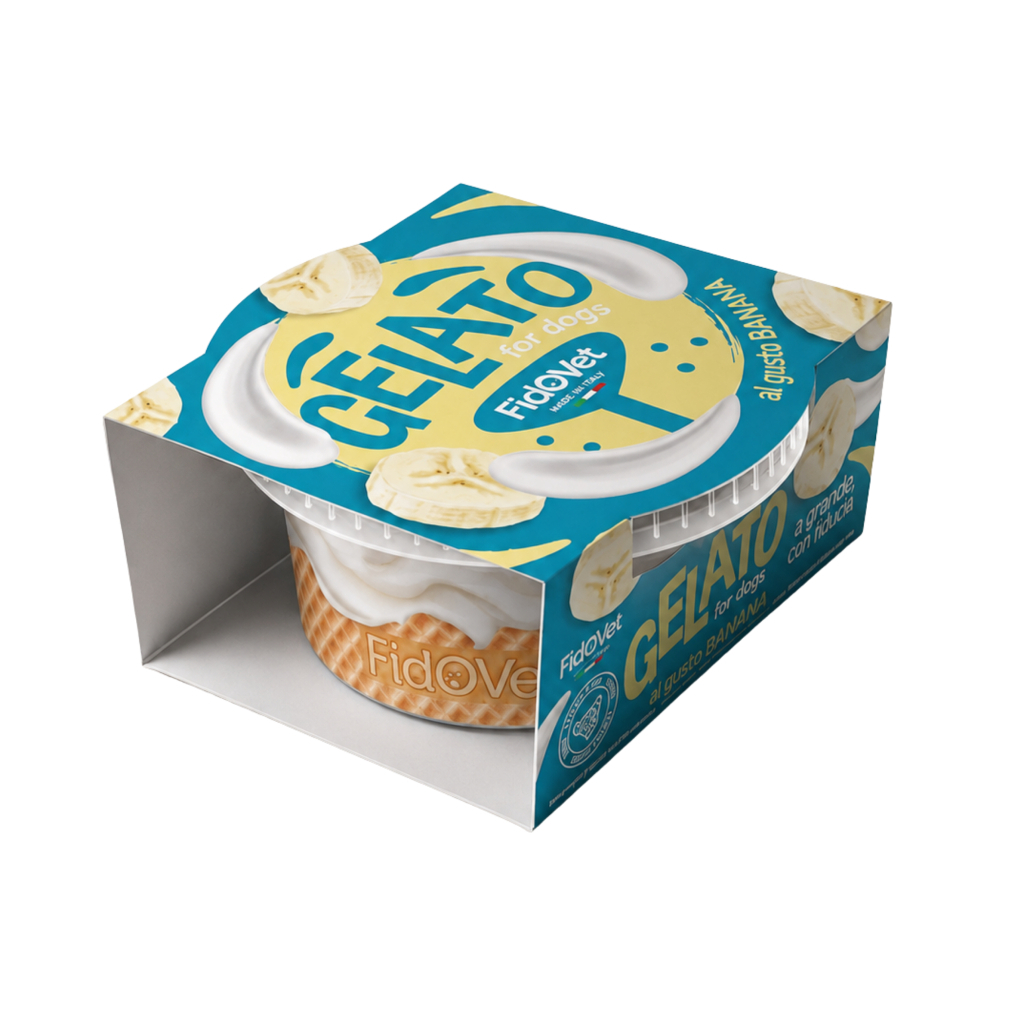 Fidovet Gelato Muz Aromalı Dondurma Köpek Ödül Maması 40gr
