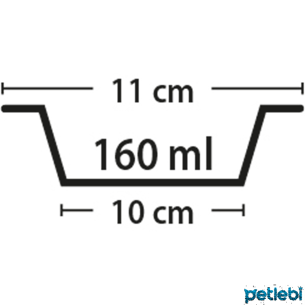 Flamingo Bella Kediler İçin Paslanmaz Çelik Mama ve Su Kabı 11cm 160ml (Pembe)