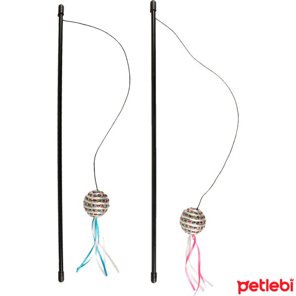 Flamingo Catchy Top Olta Kedi Oyuncağı 46cm (Karışık Renkli)