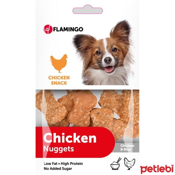 Flamingo Tavuklu ve Pirinçli Nugget Köpek Ödül Maması 85gr
