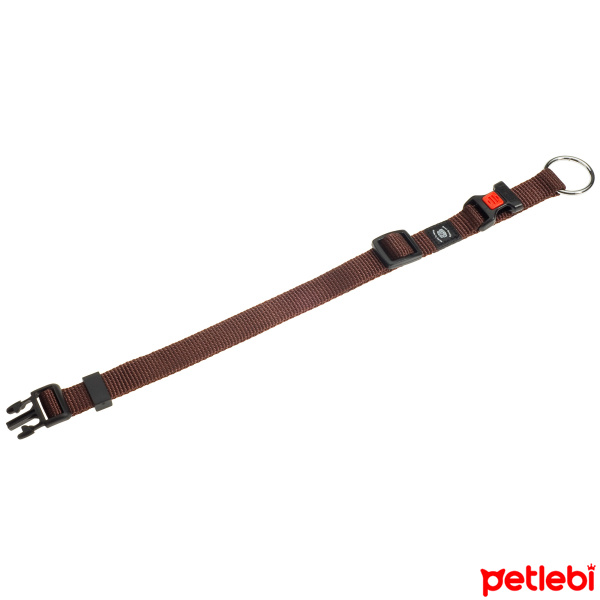 Flamingo Köpek Boyun Tasması 40-55cm/20mm (Kahverengi)