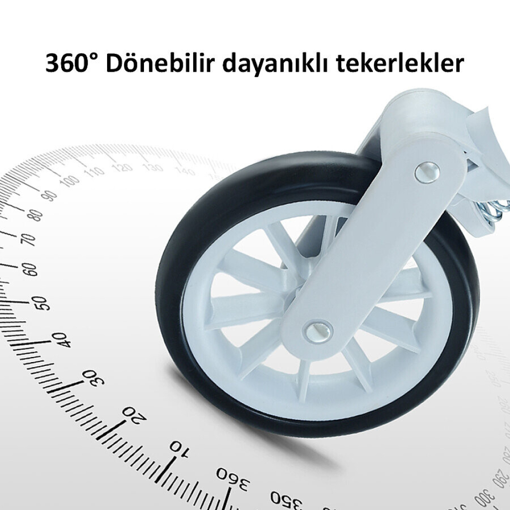 Flip Henan Benedict Kedi ve Küçük Irk Köpek Taşıma Arabası 52x65x100cm (Açık Yeşil)