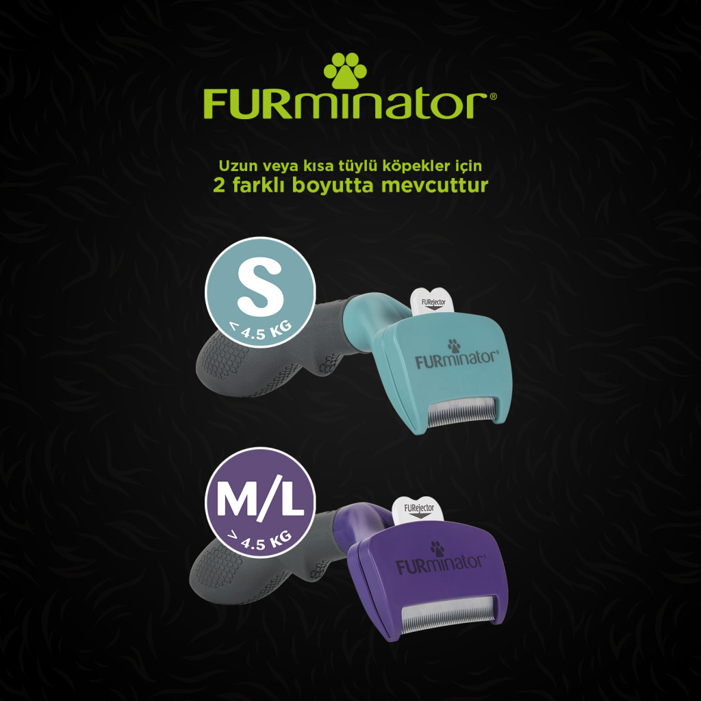 Furminatör Kısa Tüylü Kediler için Tüy Toplayıcı Kedi Tarağı 3,9cm [S]
