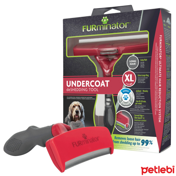 Furminator Büyük Irk Uzun Tüylü Köpek Tarağı [XL]