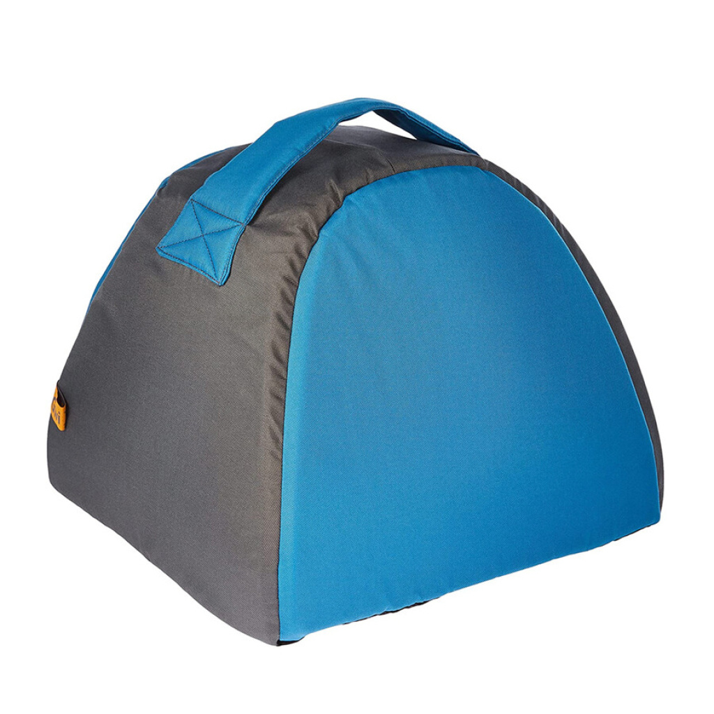 GiGwi Kanvas Üçgen Kedi ve Köpek Yatağı 40x40x33cm (Mavi) [S]