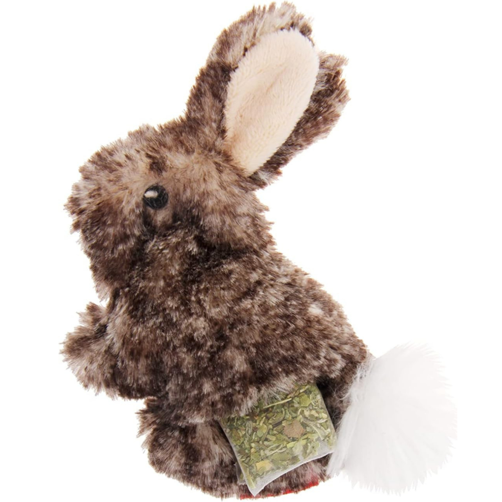 GiGwi Plush Friendz Catnipli Tavşan Peluş Kedi Oyuncağı 10cm