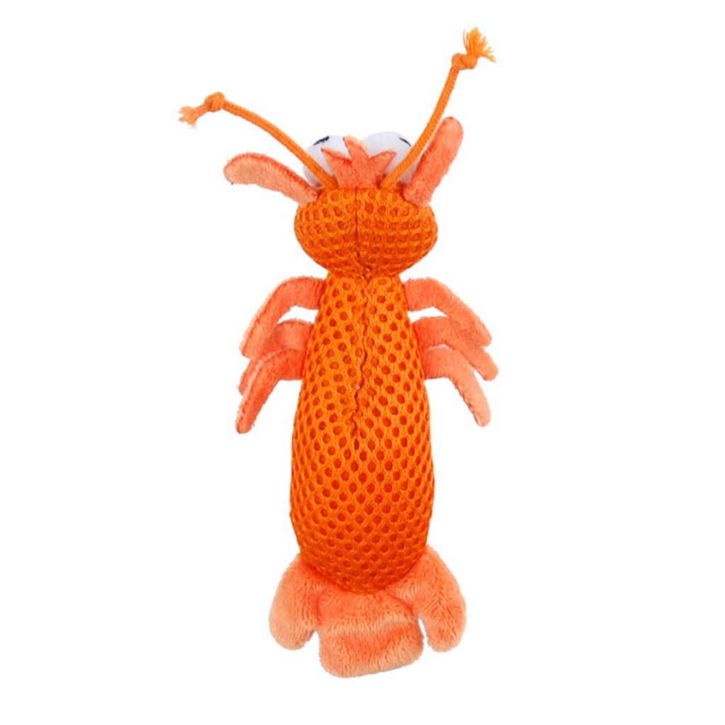 GiGwi Catnipli Karides Peluş Kedi Oyuncağı 15x6,5x2,5cm