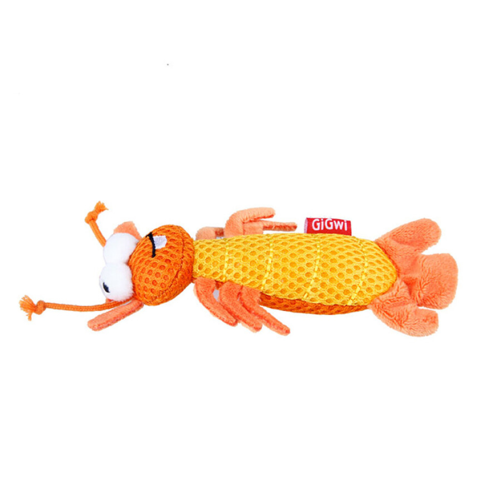 GiGwi Catnipli Karides Peluş Kedi Oyuncağı 15x6,5x2,5cm