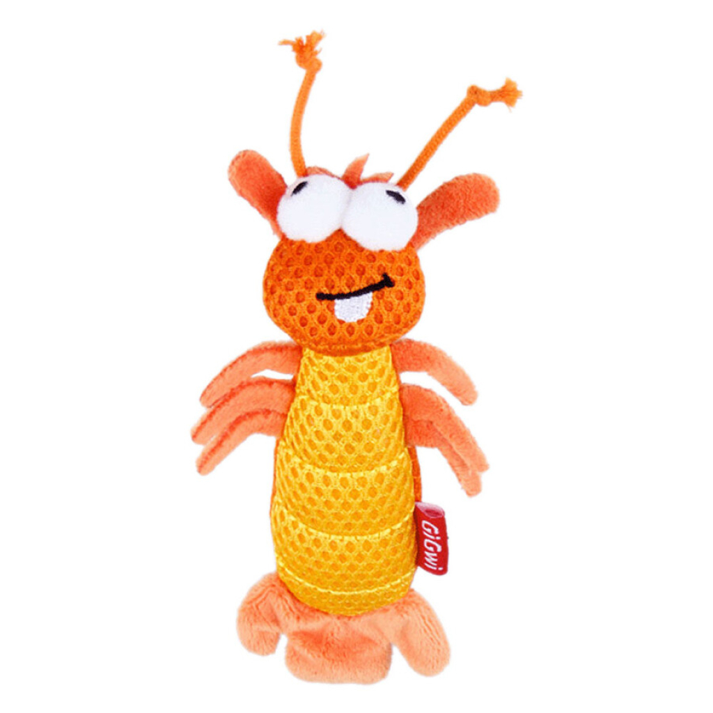 GiGwi Catnipli Karides Peluş Kedi Oyuncağı 15x6,5x2,5cm